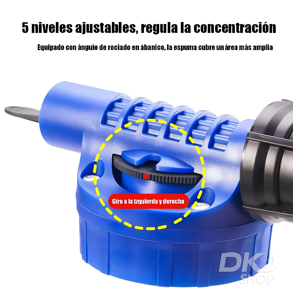 Carwash Cannon Pistola Espumadora para Autos – Limpieza Profunda y Rápida