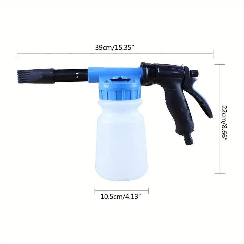 Pistola Pulverizadora de Espuma | Limpieza Eficiente para Autos y Hogar